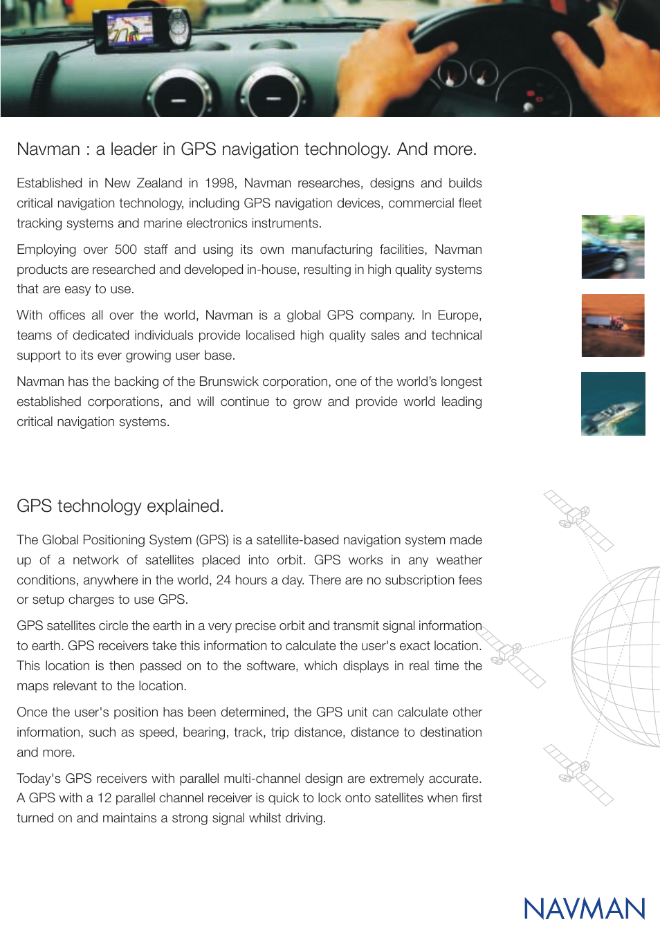 Gps technology explained | Navman iCN Series User Manual | Page 2 / 8