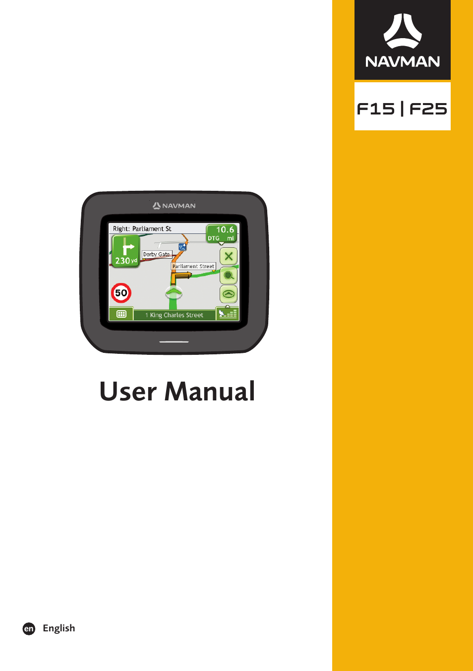 Navman F25 User Manual | 70 pages