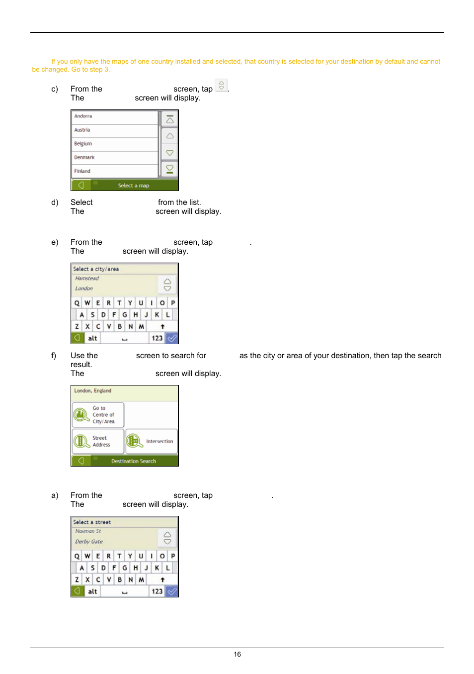 Navman F25 User Manual | Page 16 / 70