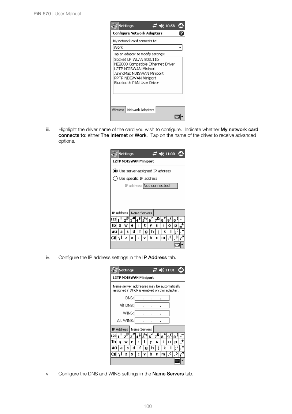 Navman PiN 570 User Manual | Page 100 / 116
