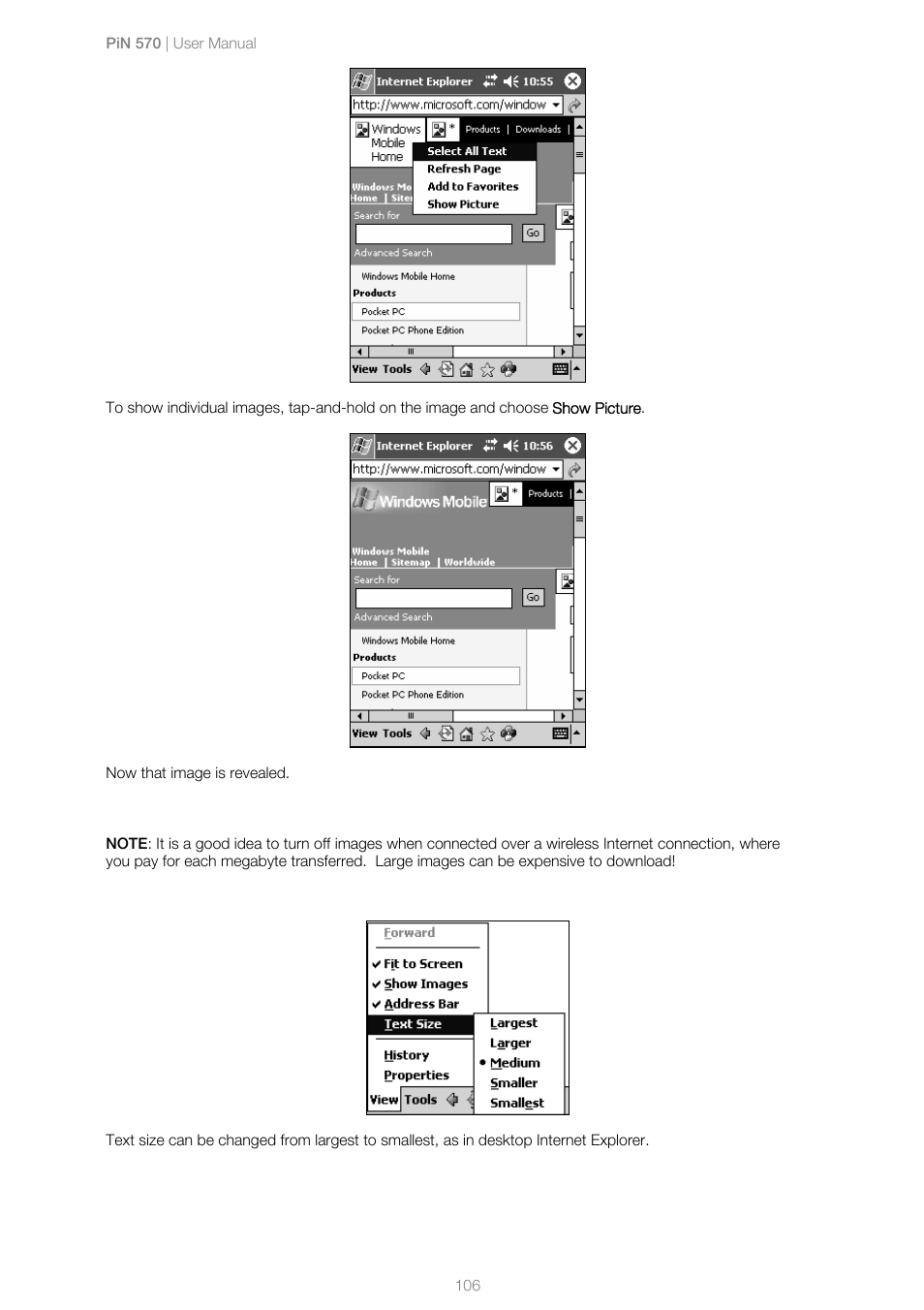 Navman PiN 570 User Manual | Page 106 / 116