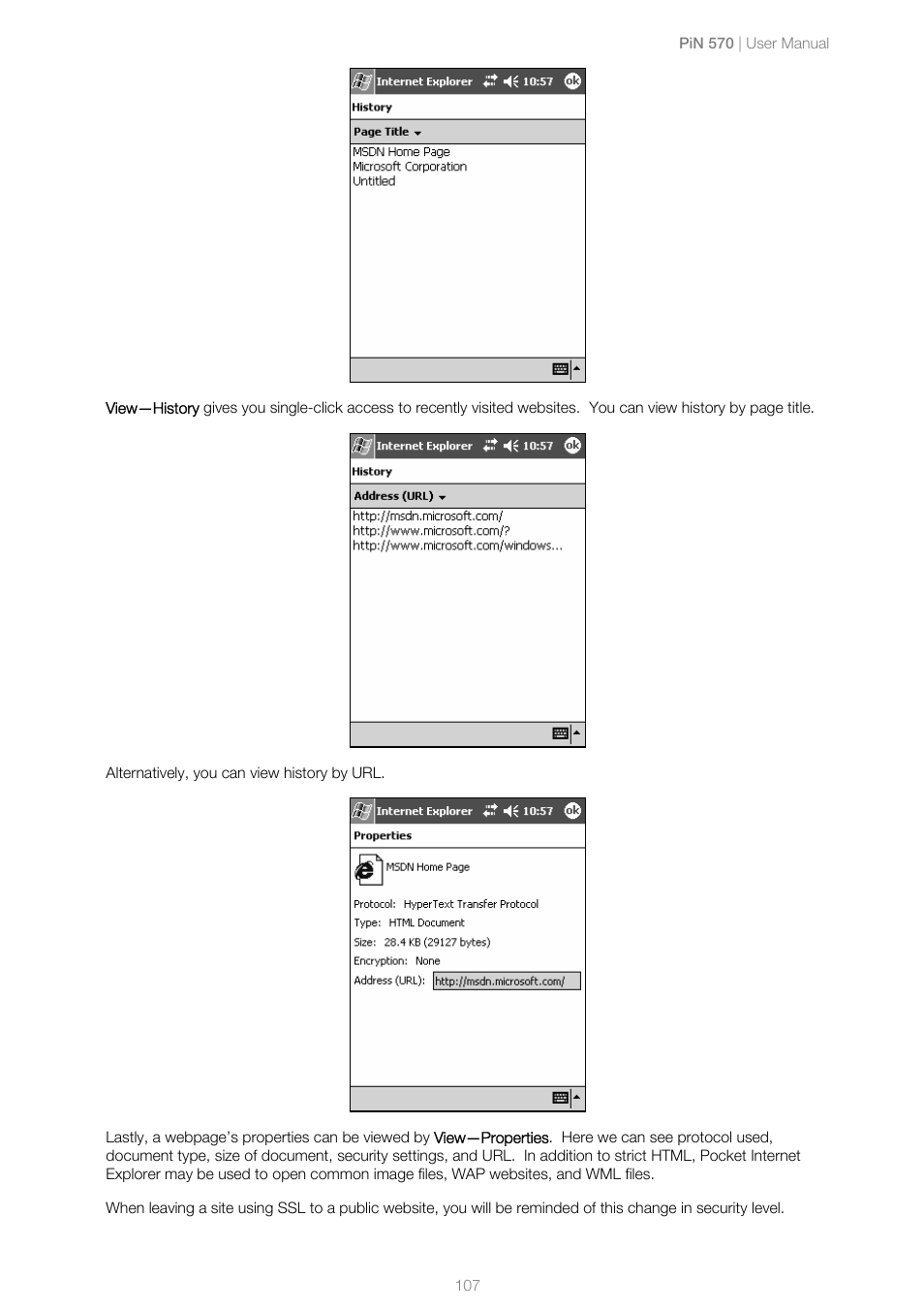Navman PiN 570 User Manual | Page 107 / 116