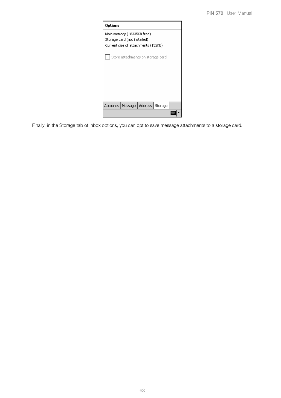 Navman PiN 570 User Manual | Page 63 / 116