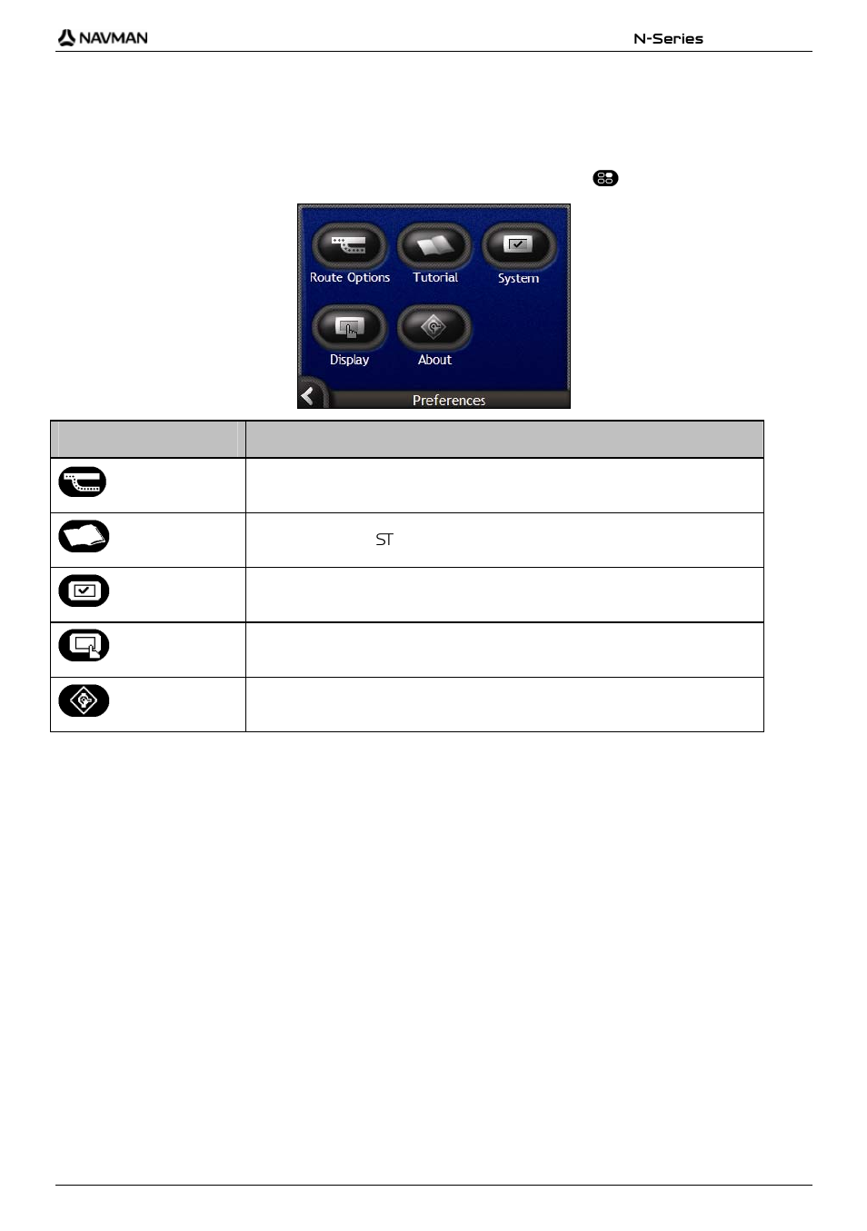 What can i customize, Element description | Navman N-Series User Manual | Page 107 / 144