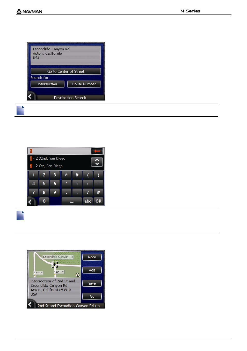 Search for the house number | Navman N-Series User Manual | Page 29 / 144