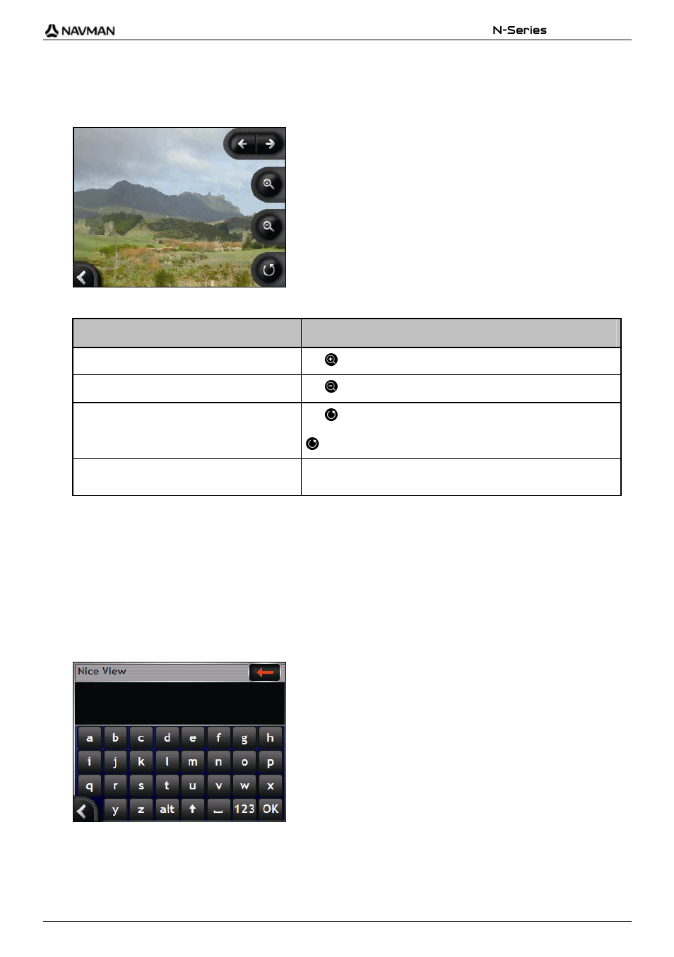 How do i view a photo in full-screen, How do i add or edit a photo description, If you want to ... then | Navman N-Series User Manual | Page 63 / 144