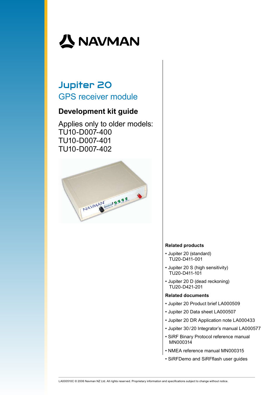 Navman LA000507 User Manual | 16 pages