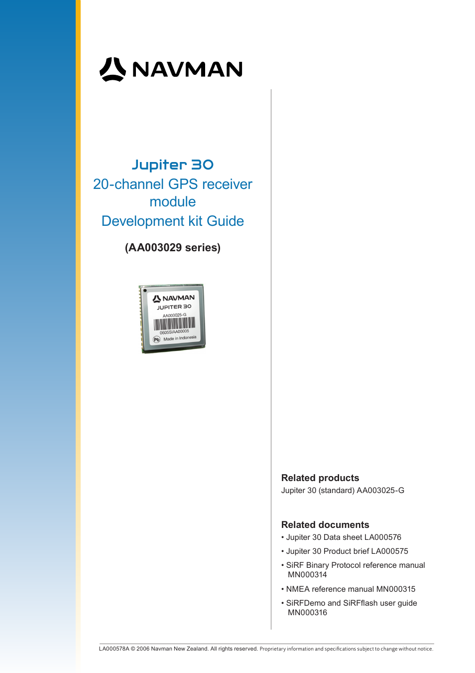 Navman LA000578A User Manual | 17 pages