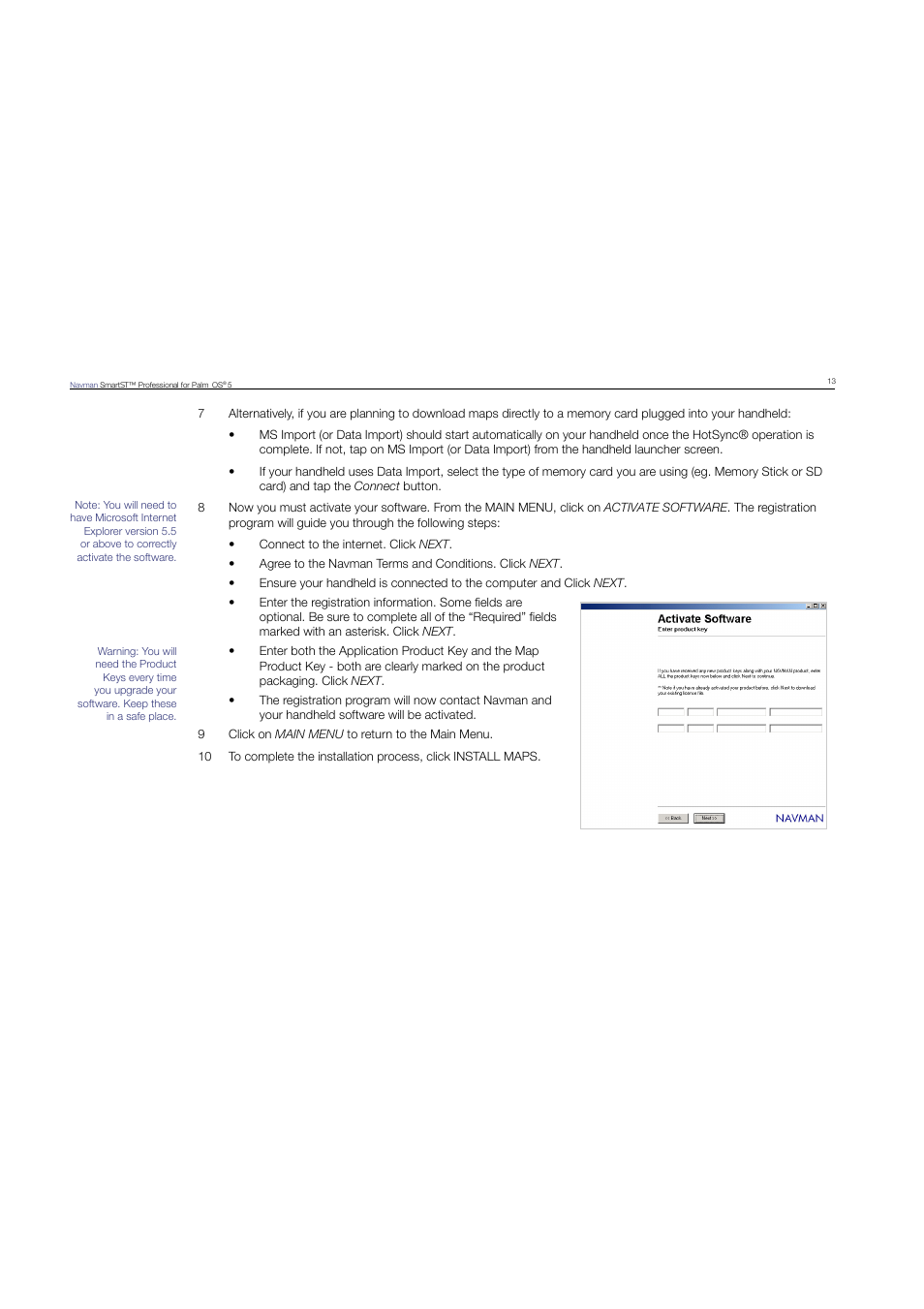 Navman SmartST Professional User Manual | Page 13 / 60