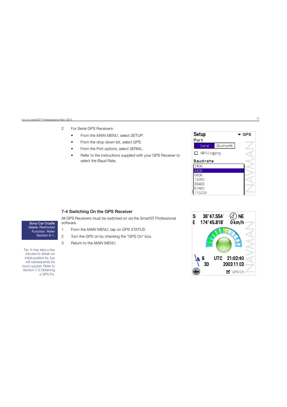 Navman SmartST Professional User Manual | Page 21 / 60