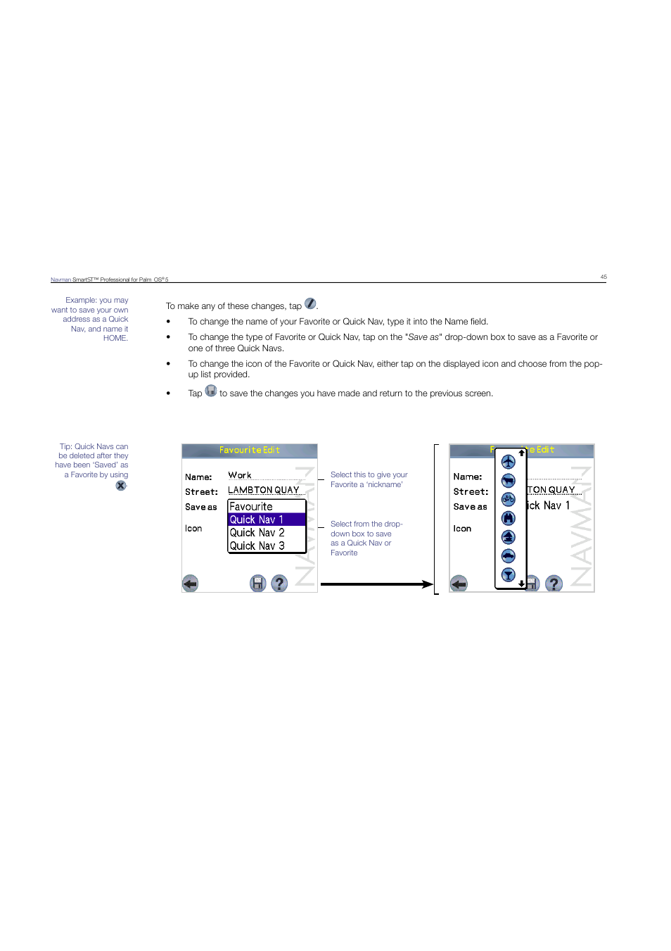 Navman SmartST Professional User Manual | Page 45 / 60