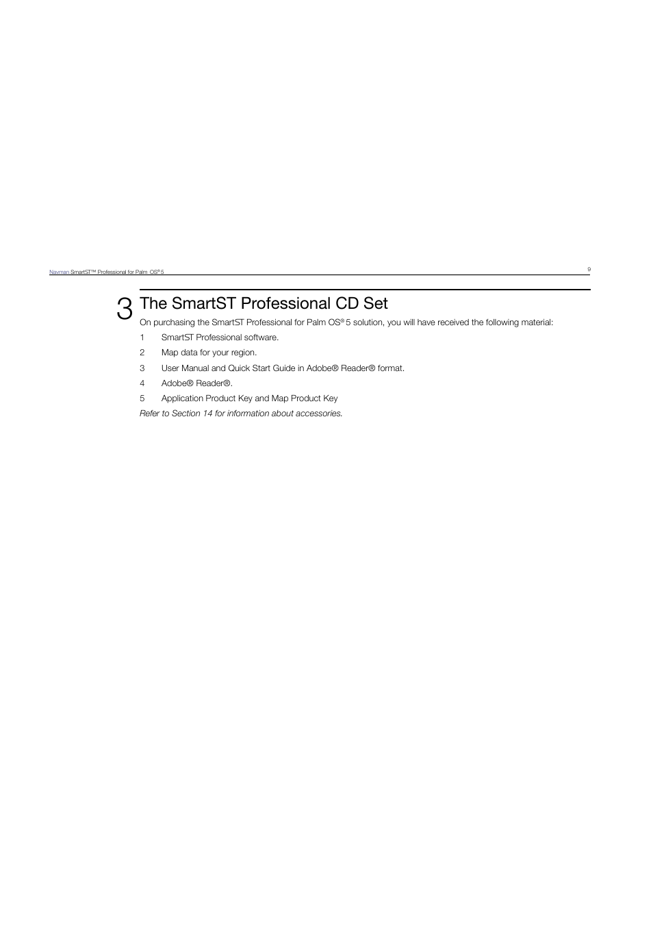 The smartst professional cd set | Navman SmartST Professional User Manual | Page 9 / 60