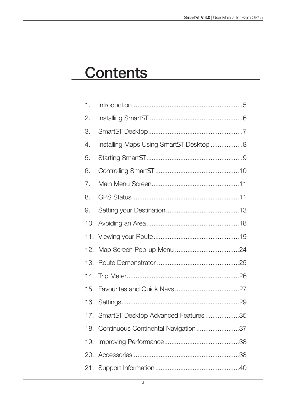 Navman Smart V3 User Manual | Page 3 / 53