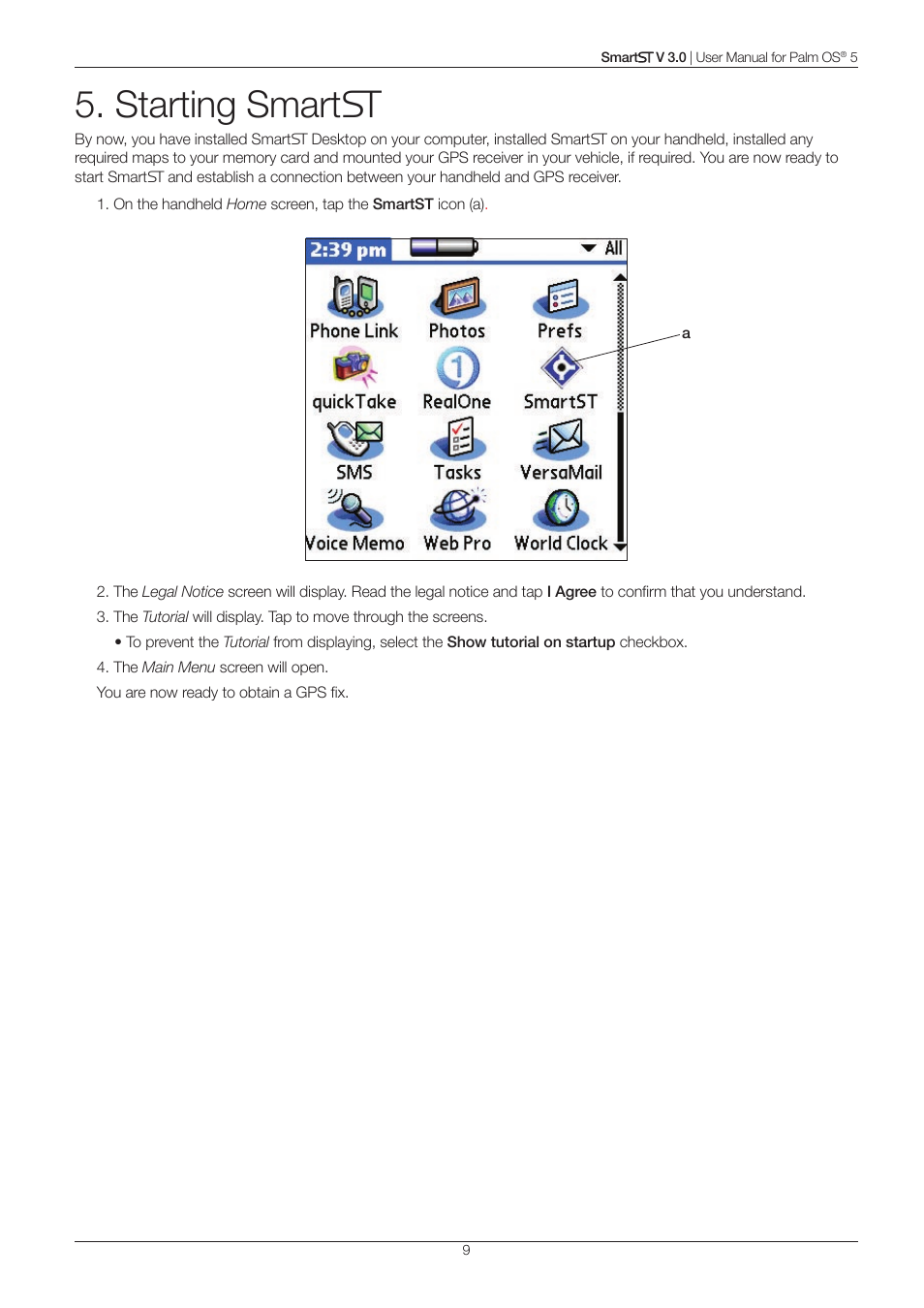 Starting smart | Navman Smart V3 User Manual | Page 9 / 53