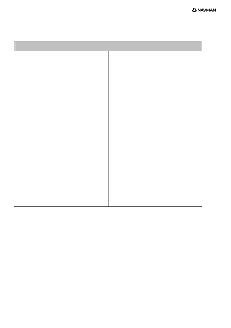 Specifications | Navman iCN-700 Series User Manual | Page 124 / 128
