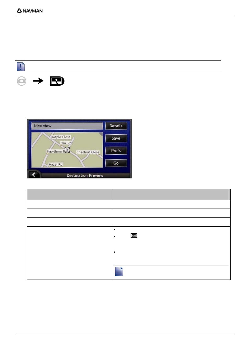 How do i navigate to a photo location, If you want to ... then | Navman iCN-700 Series User Manual | Page 67 / 128
