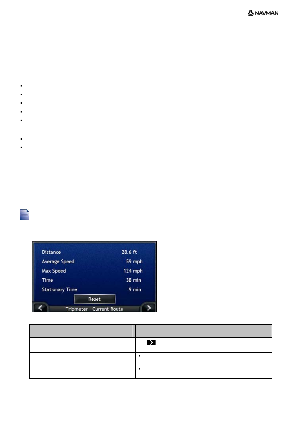How do i view my route statistics, How do i view statistics on my current route, If you want to ... then | Navman iCN-700 Series User Manual | Page 76 / 128