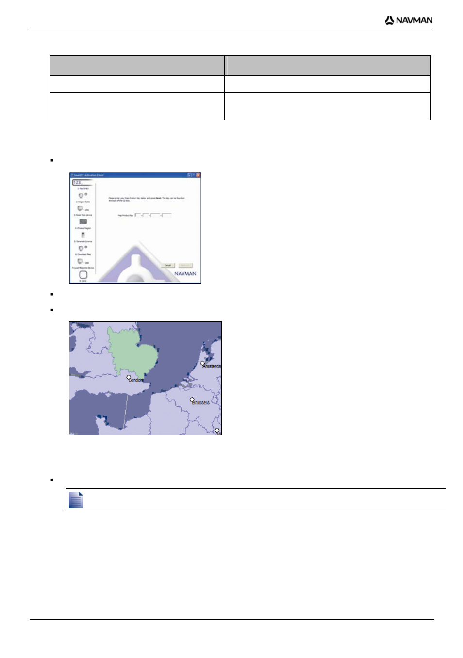 If the map to be installed is ... then | Navman iCN-700 Series User Manual | Page 86 / 128