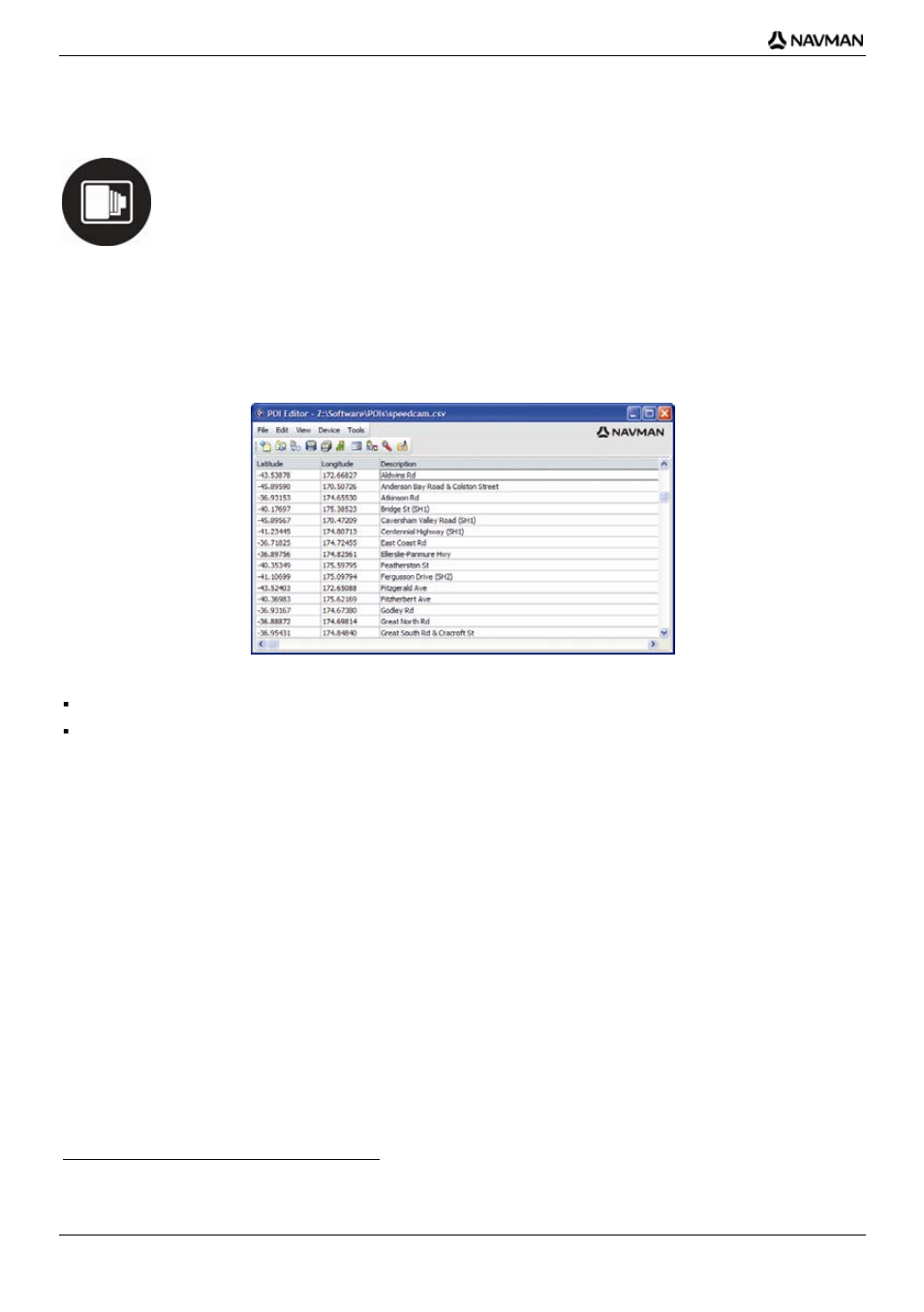 How do i install custom points of interest, Poi alerts | Navman iCN-700 Series User Manual | Page 90 / 128