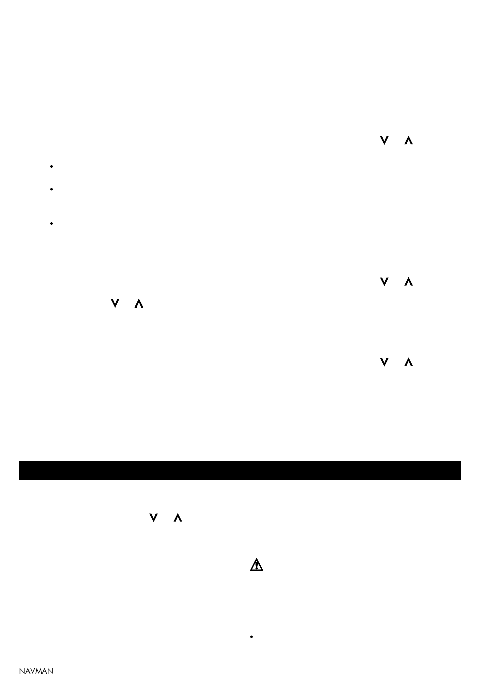 3 navigating a route, 2-2 editing a route, 2-3 displaying a route on the chart | 2-4 deleting a route, 2-5 deleting all routes, 3-1 starting a route, 3-2 skipping a waypoint in a route, 3-3 cancelling a route | Navman TRACKER 5100I User Manual | Page 23 / 42