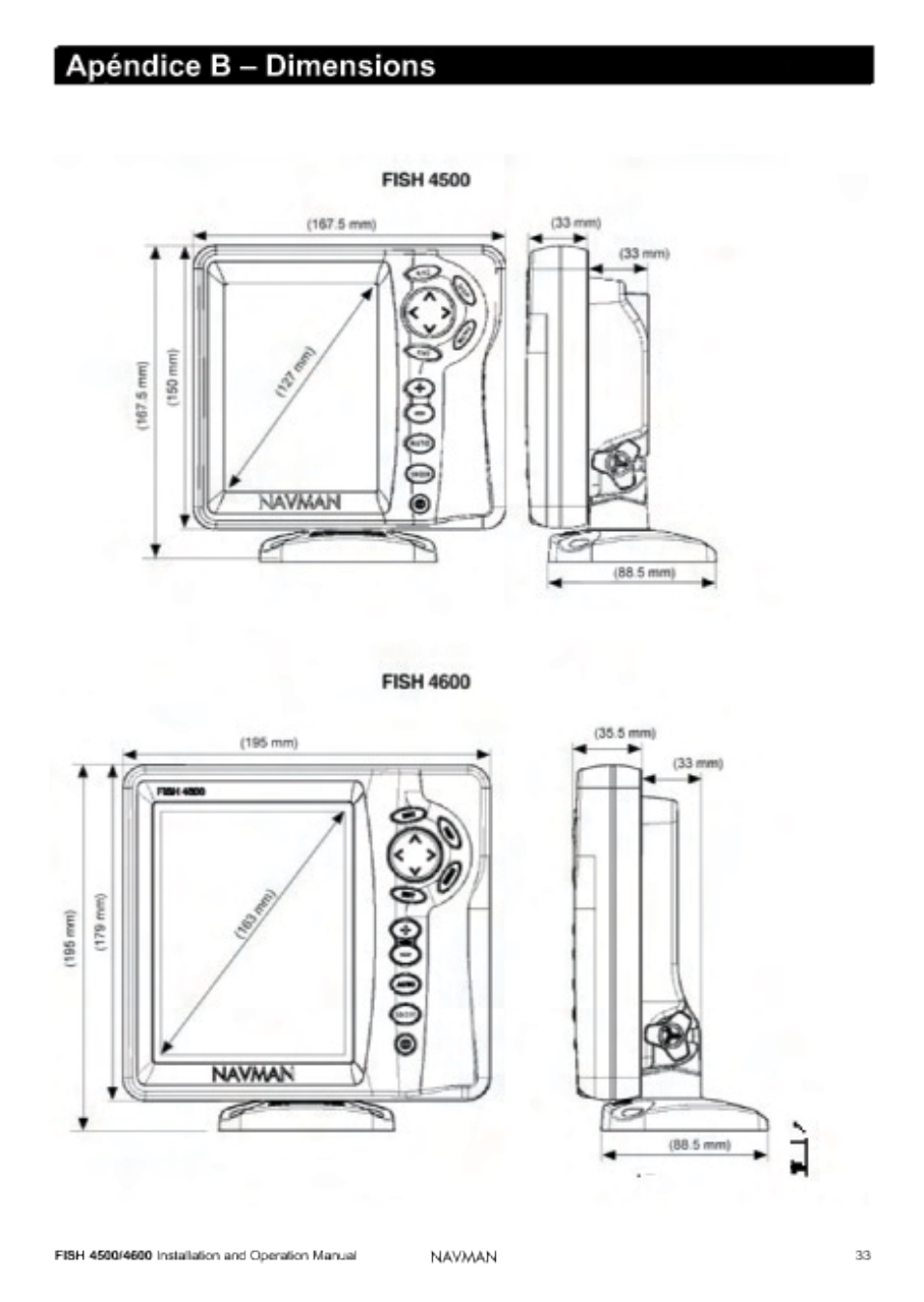 Navman FISH 4500/4600 User Manual | Page 33 / 36