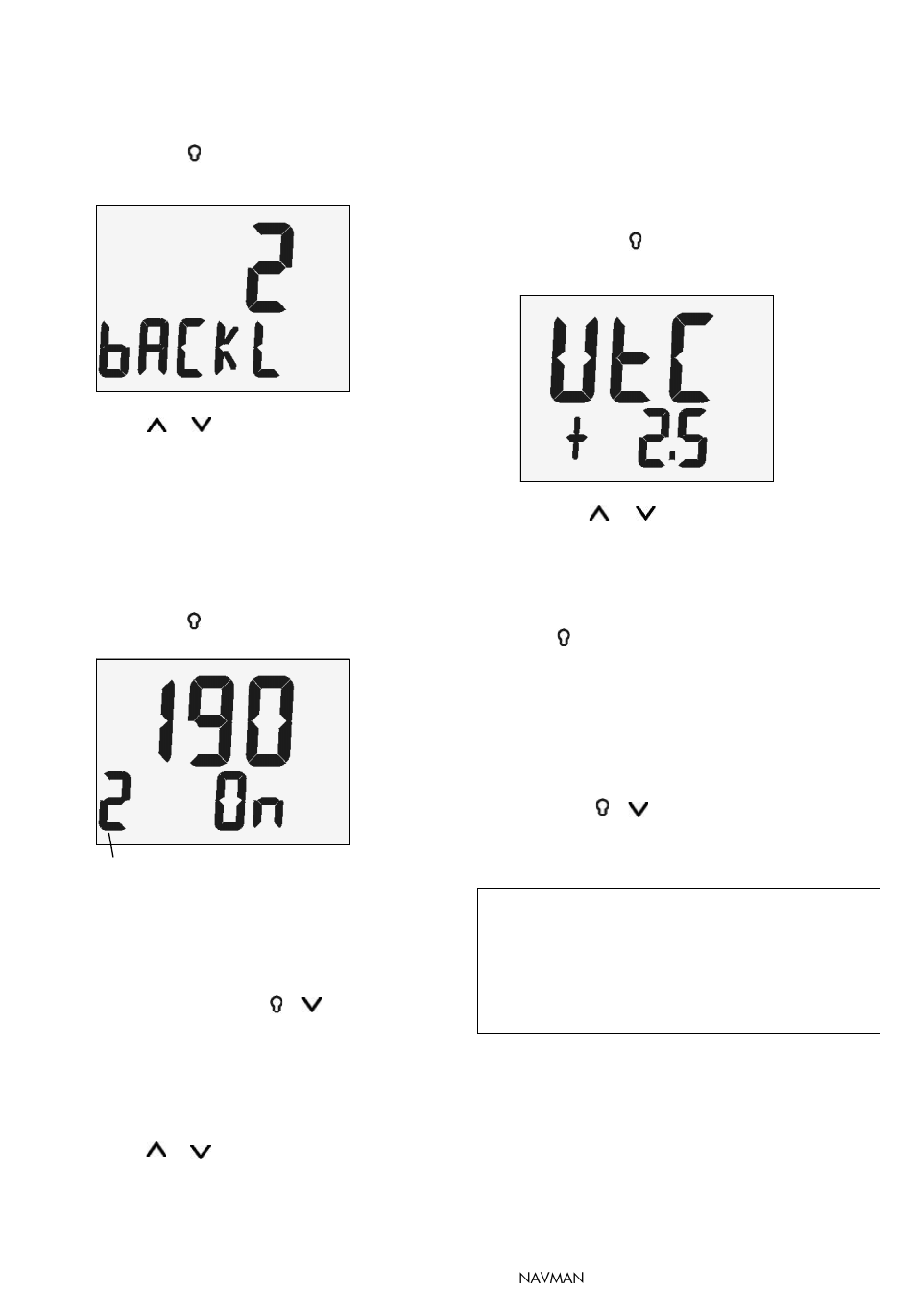 2 setup, 3 resetting to factory defaults | Navman 3100 User Manual | Page 10 / 16