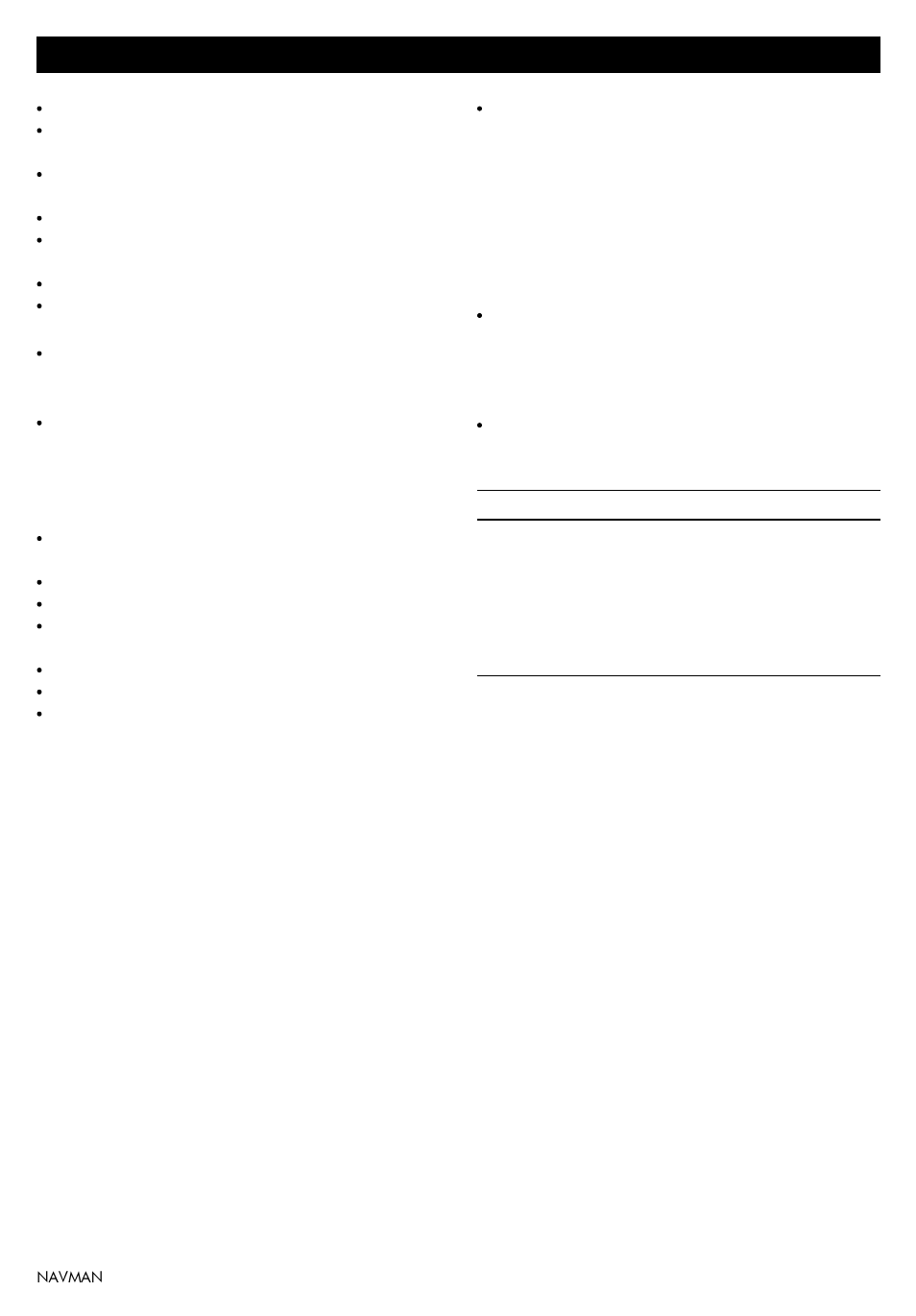 Appendix a - specifications | Navman 3100 User Manual | Page 11 / 16
