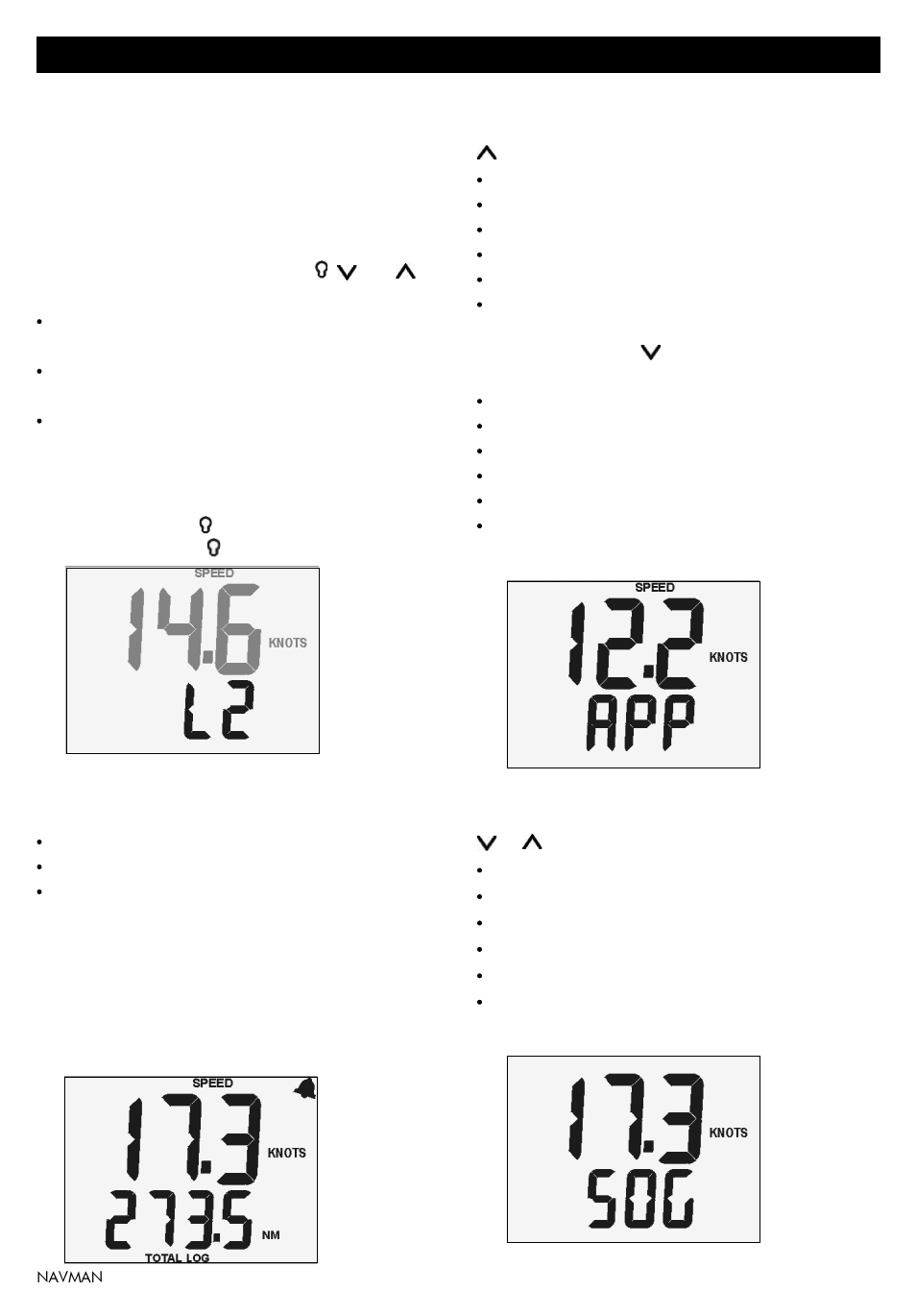 2 operation, 1 turning on and off, 2 the keys and backlight | 3 changing the data displayed | Navman 3100 User Manual | Page 5 / 16