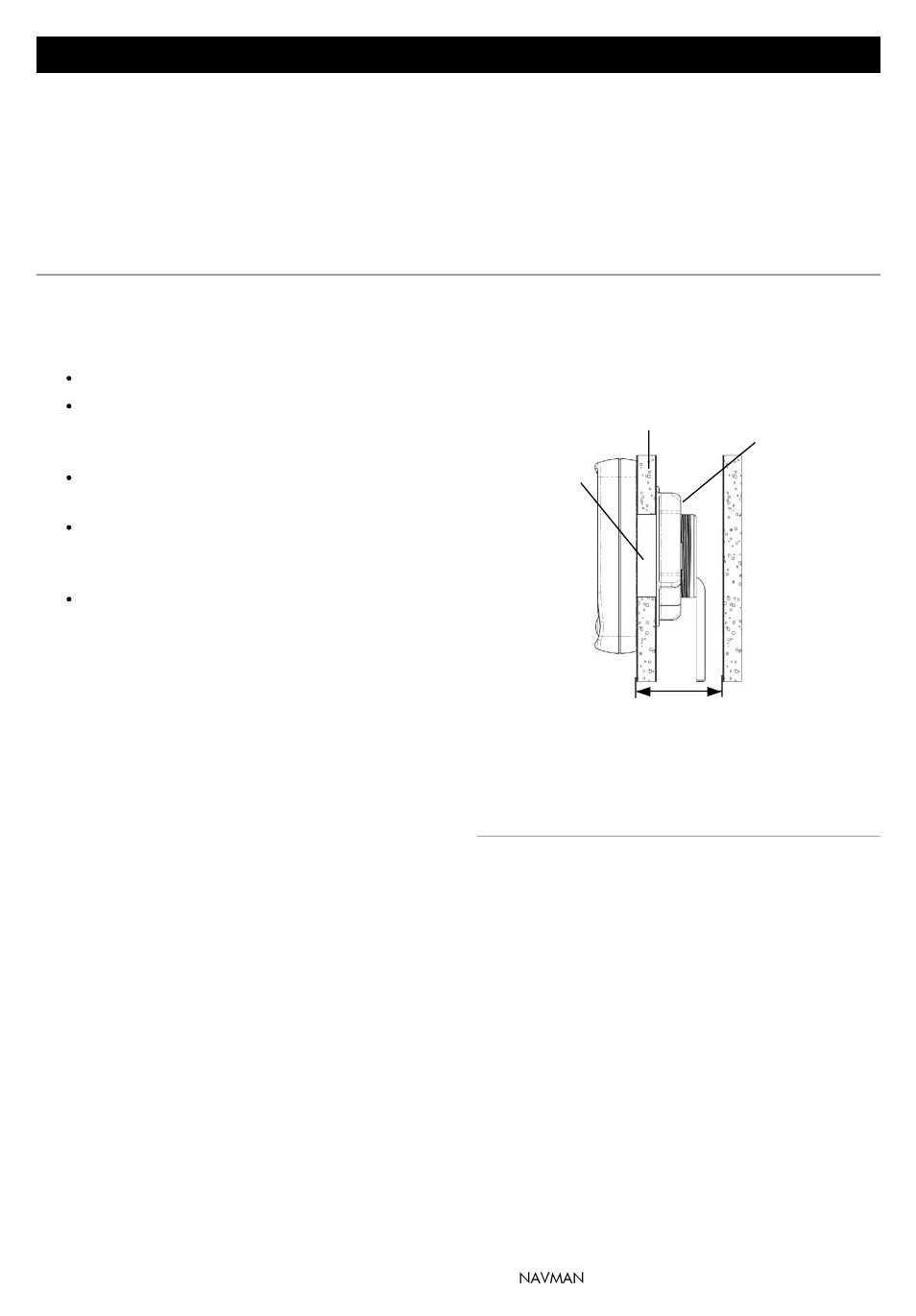 5 installation and setup, 1 installation, Warnings | Navman 3100 User Manual | Page 8 / 16