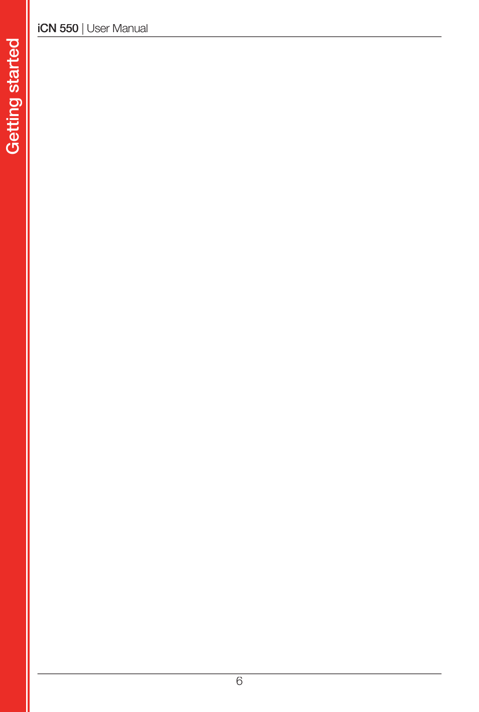 Navman ICN 550 User Manual | Page 6 / 72