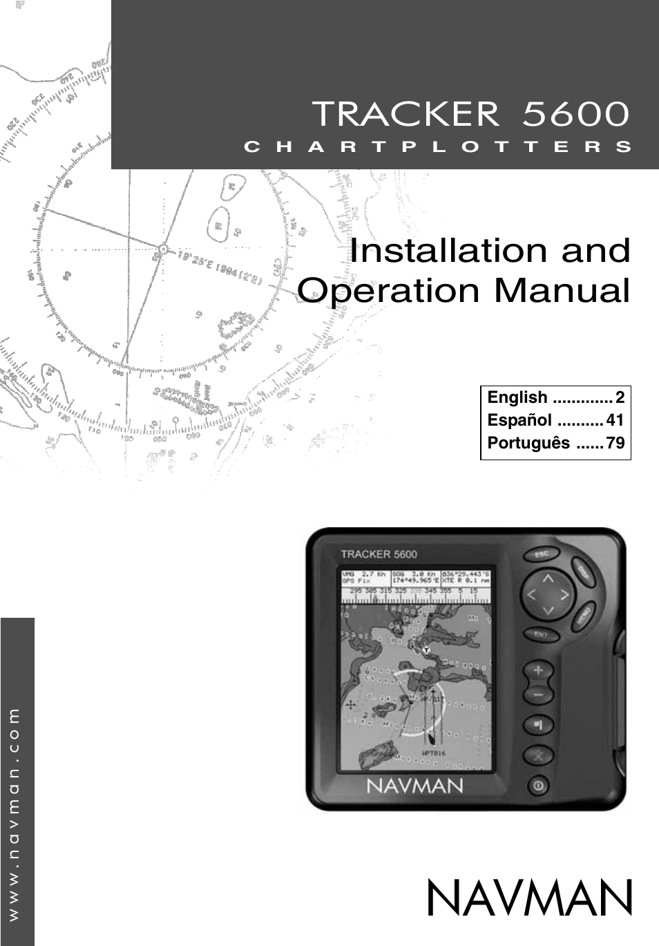 Navman tracker plotter TRACKER 5600 User Manual | 42 pages