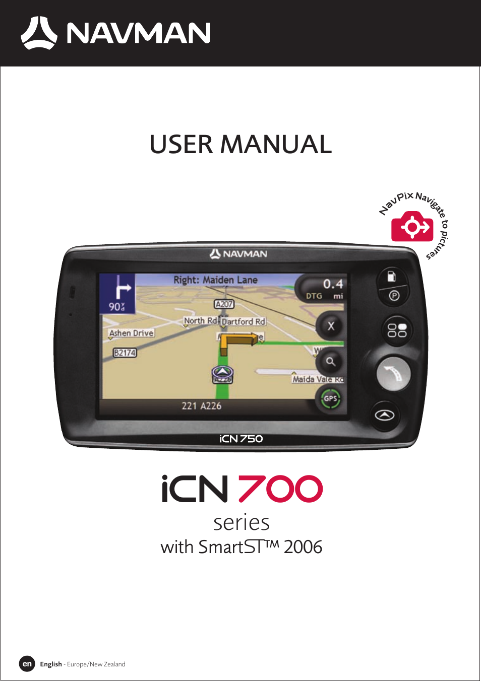 Navman iCN700 User Manual | 124 pages