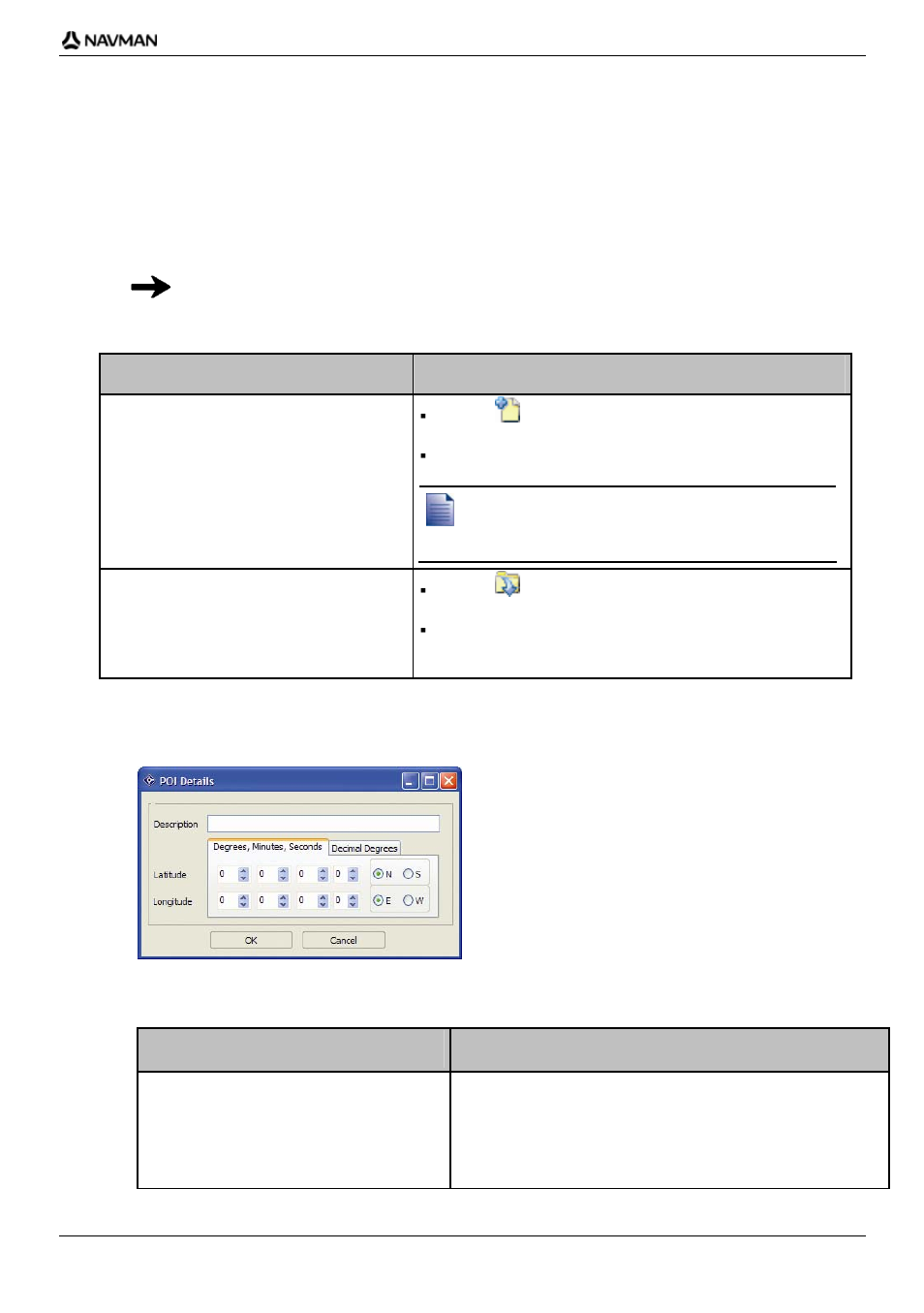 How do i create a custom poi file, Map points of interest, If you want to ... then | If you know ... then | Navman iCN700 User Manual | Page 89 / 124