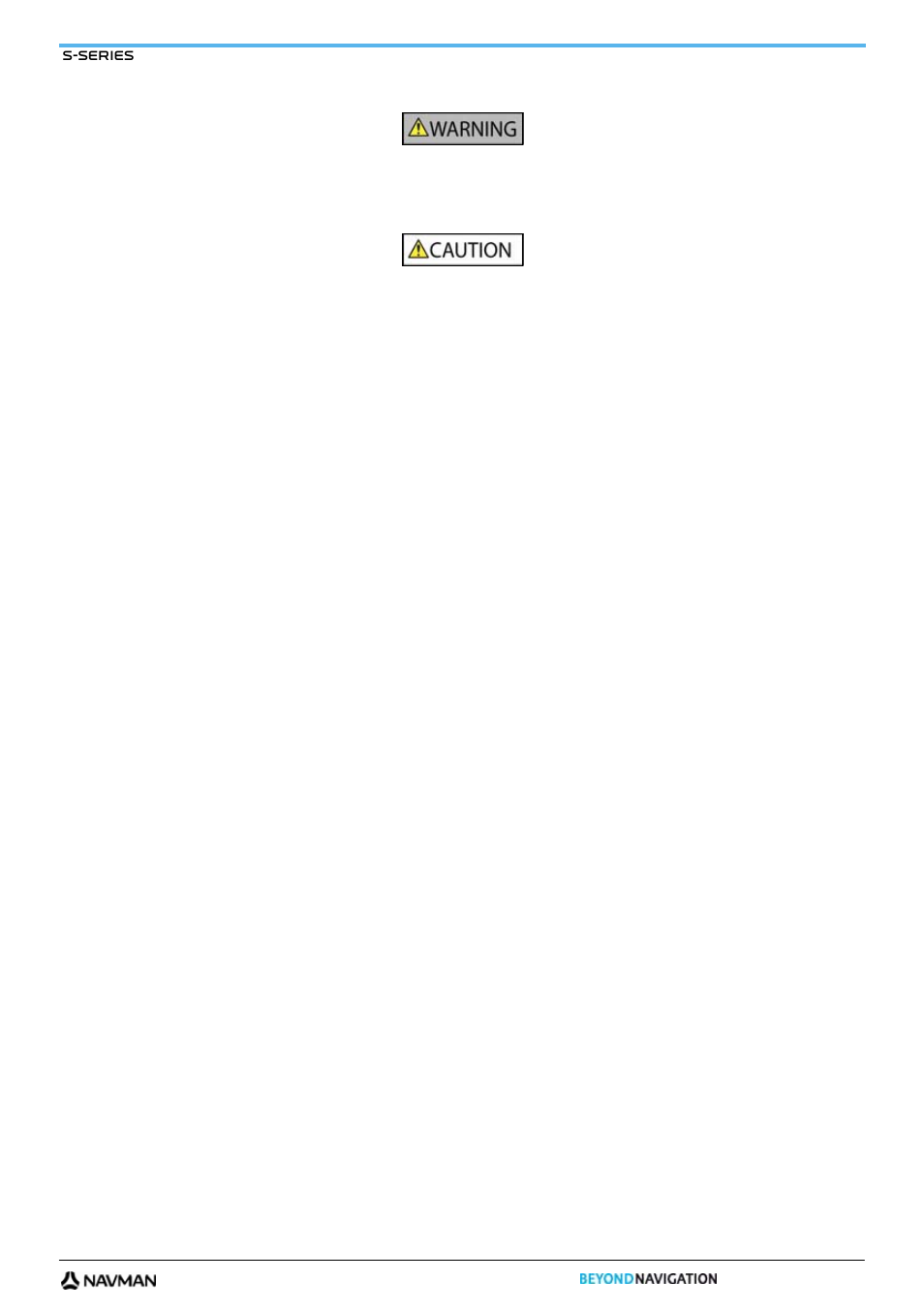 Navman S-Series User Manual | Page 3 / 133