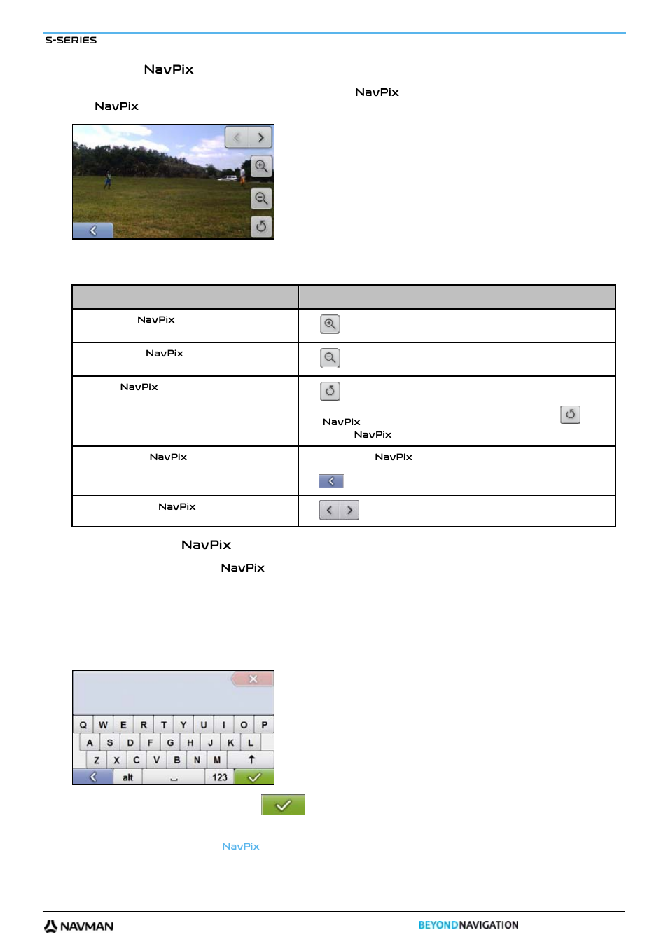 How do i view a navpix in full-screen, How do i add or edit a navpix description | Navman S-Series User Manual | Page 55 / 133