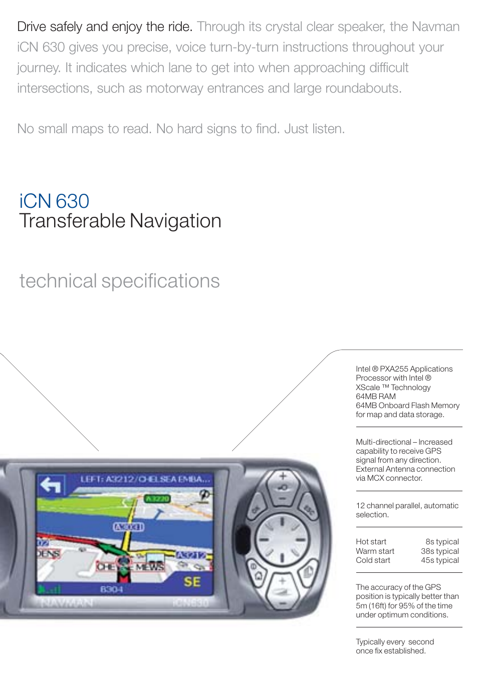 Navman 630 User Manual | Page 3 / 8