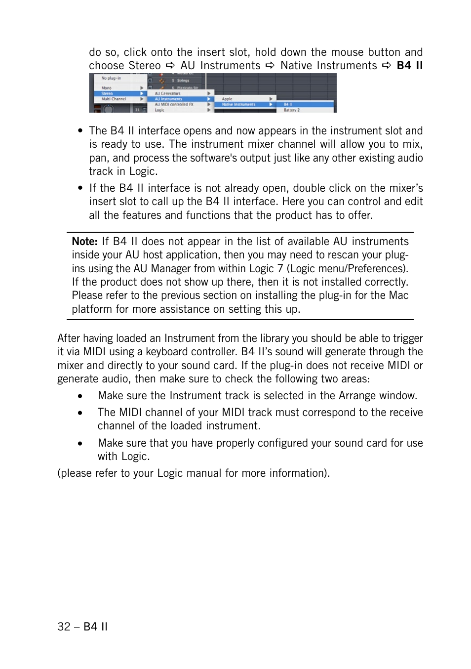 Native Instruments B4 II User Manual | Page 32 / 88