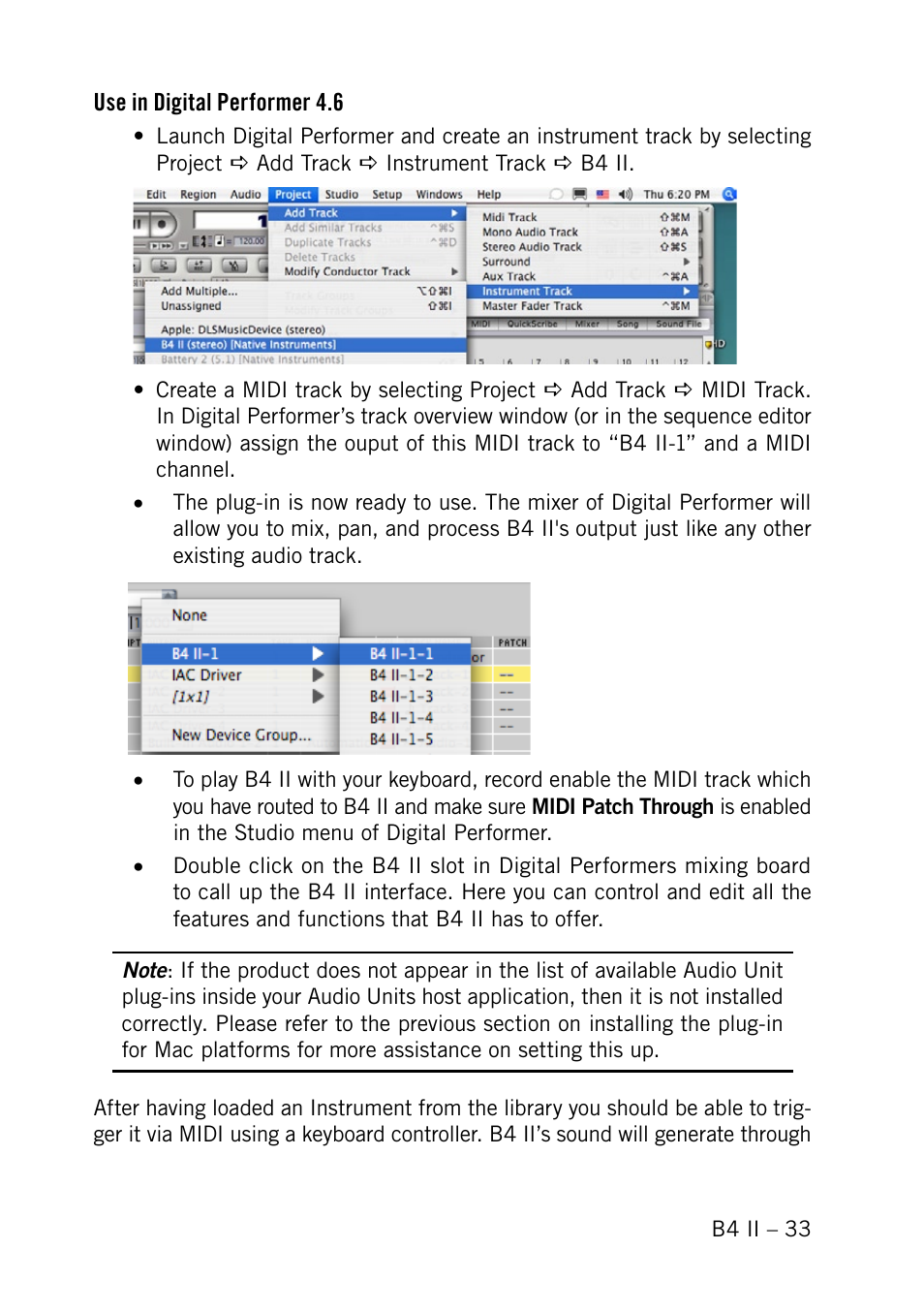 Native Instruments B4 II User Manual | Page 33 / 88