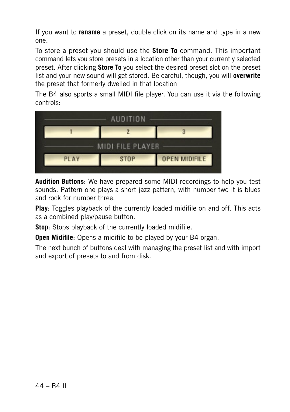 Native Instruments B4 II User Manual | Page 44 / 88