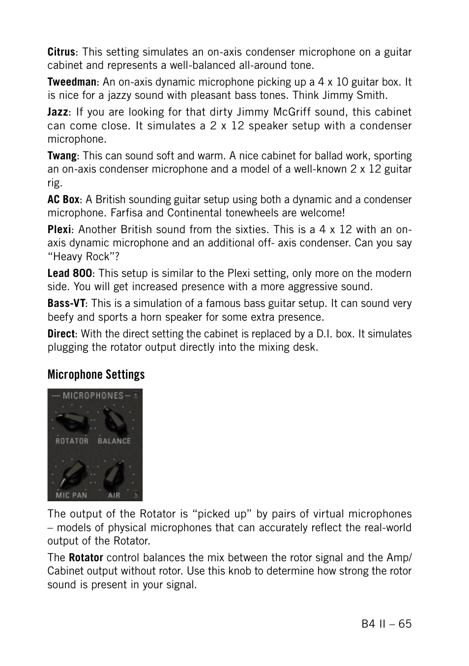 Native Instruments B4 II User Manual | Page 65 / 88