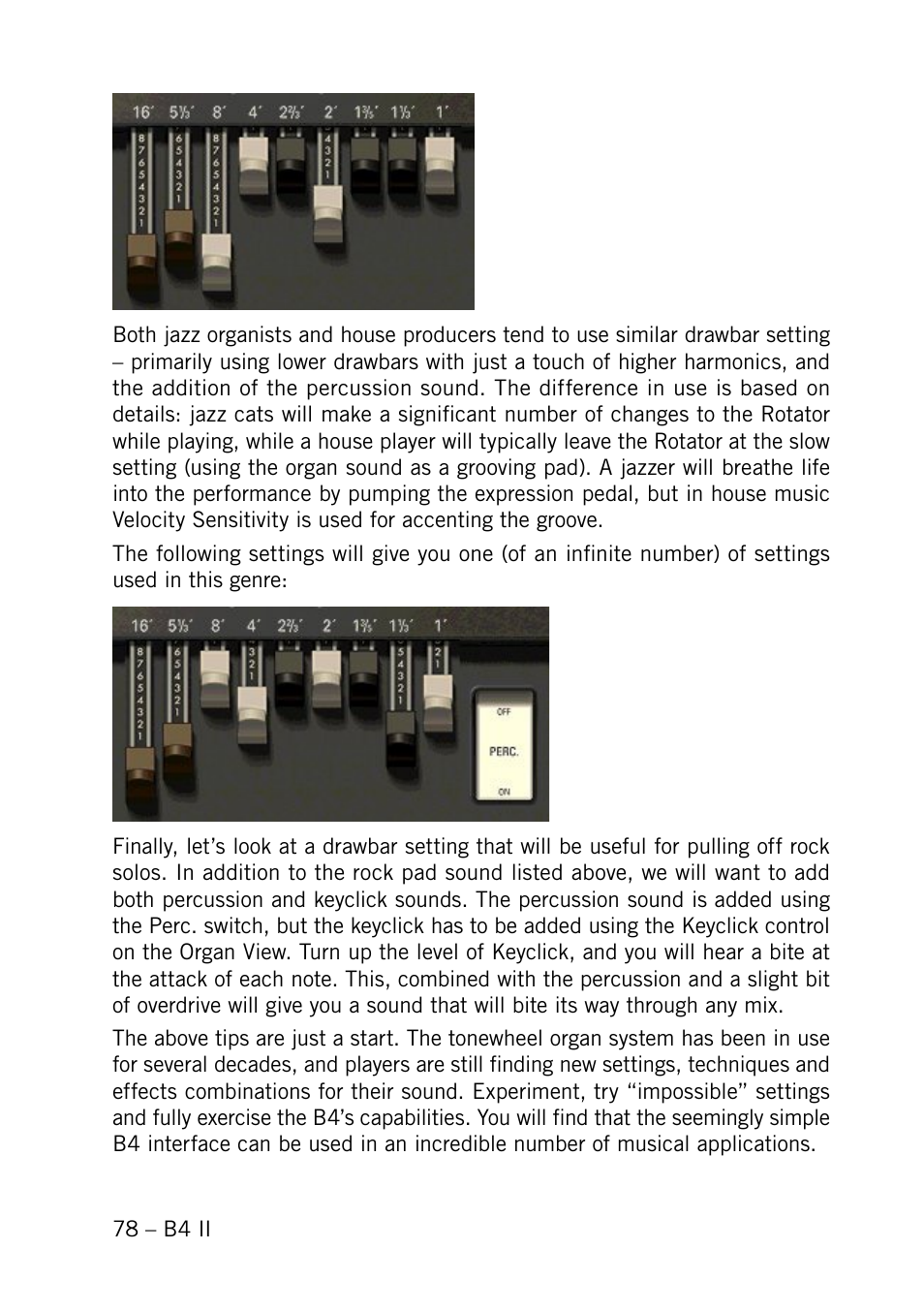 Native Instruments B4 II User Manual | Page 78 / 88