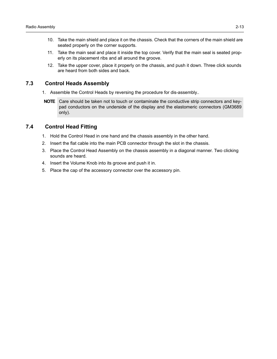 3 control heads assembly, 4 control head fitting | Nikon RADIUS CM200 User Manual | Page 27 / 70