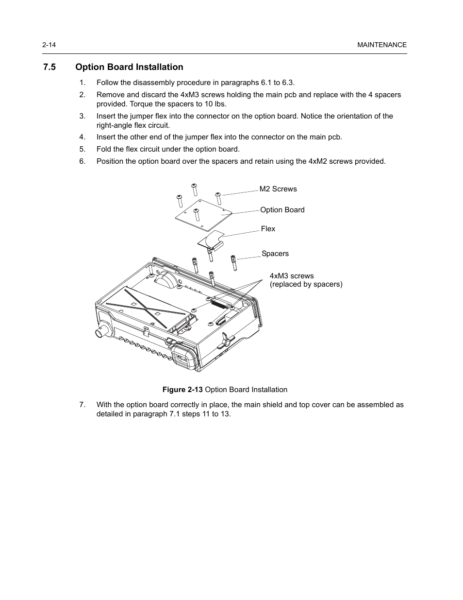 5 option board installation | Nikon RADIUS CM200 User Manual | Page 28 / 70