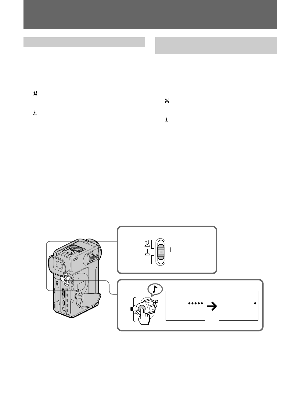 Camera recording selecting the start/stop mode | Nikon DCR-PC10 User Manual | Page 18 / 124