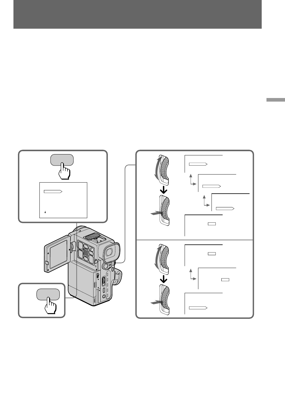 Changing the mode settings, Cambio de los ajustes de modo | Nikon DCR-PC10 User Manual | Page 33 / 124