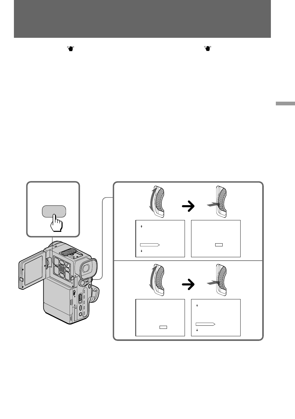 Releasing the steadyshot function | Nikon DCR-PC10 User Manual | Page 49 / 124