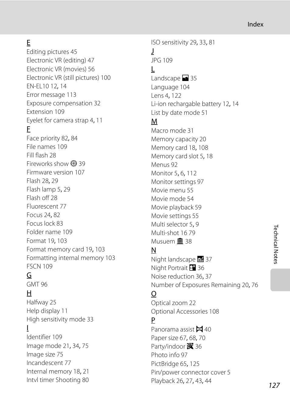 Nikon CoolPix S202 User Manual | Page 139 / 144