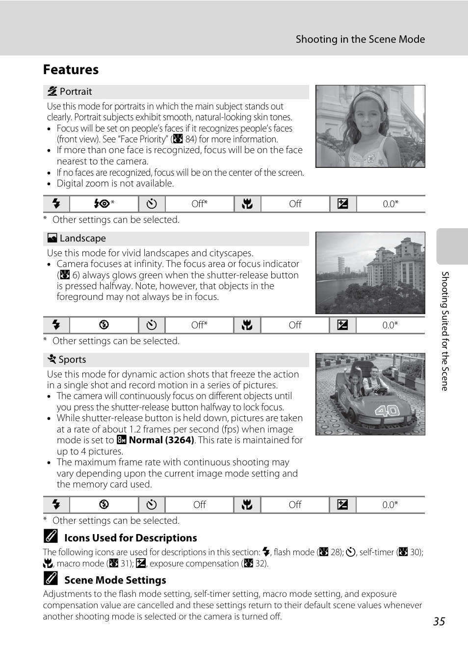 Features | Nikon CoolPix S202 User Manual | Page 47 / 144