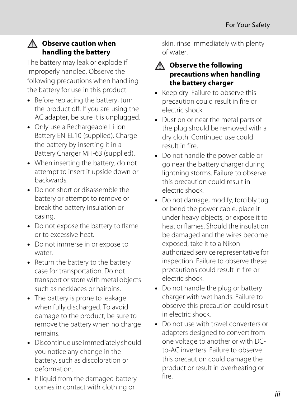 Nikon CoolPix S202 User Manual | Page 5 / 144