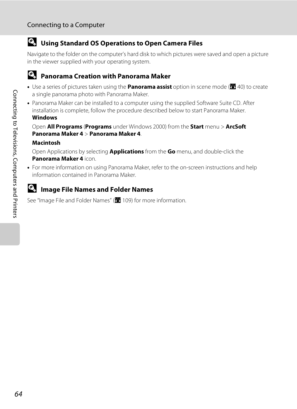 A 64 | Nikon CoolPix S202 User Manual | Page 76 / 144